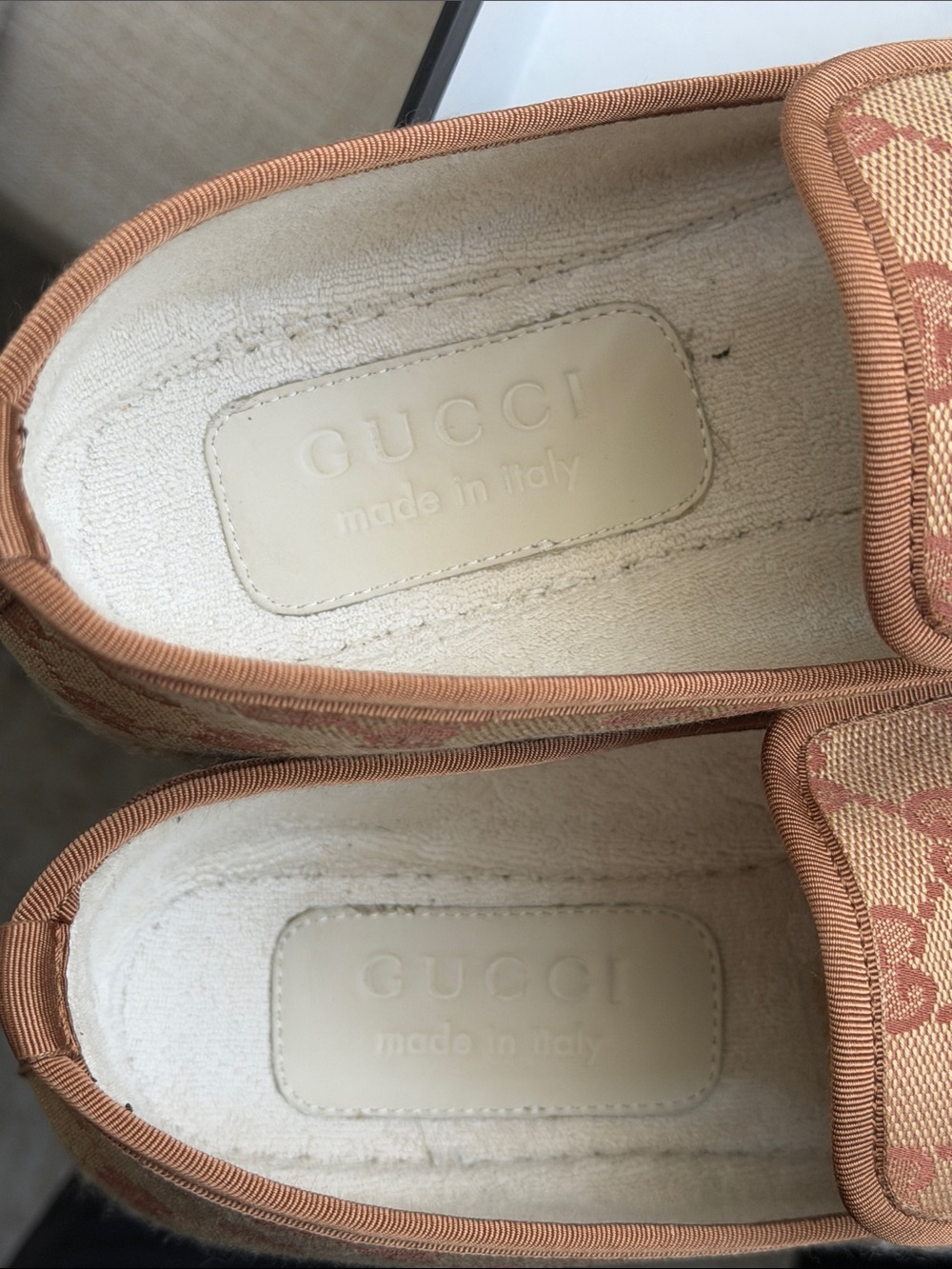 Gucci GG Supreme Horsebit "Summer Hybrid" Loafers - Picture 3 of 7